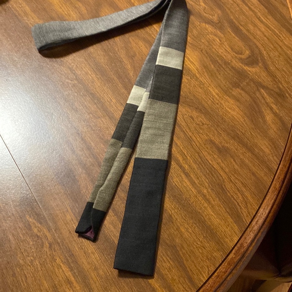 VINTAGE J. TODD - CLASSIC THIN BLACK/GRAY 2inch